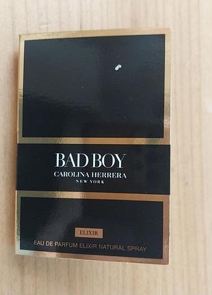 Carolina herrera bad boy elixir парфюмированная вода