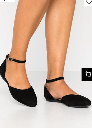 Новые балетки замш + кожа anna field premium 43размер (28см), туфли, туфли