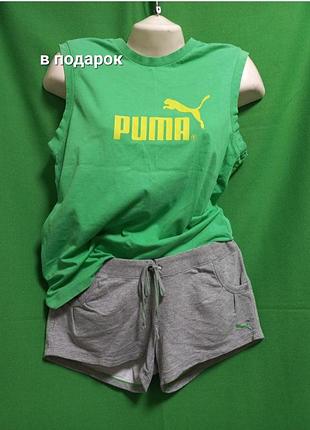 Шортики + у подарунок футболка, комплект різнобіж puma