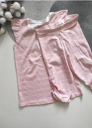 Літній костшна дівчинку велосипедки футболка lupilu.