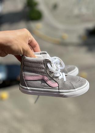 Високі кеди vans на дівчинку