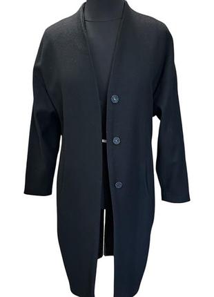 Пальто шерсть чорне