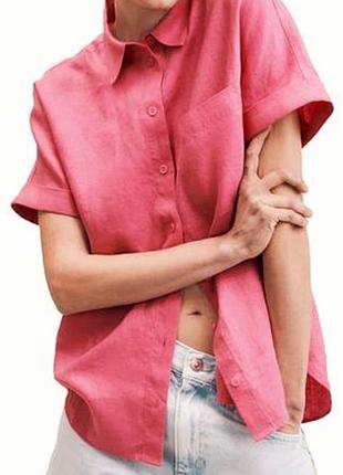 Льняная рубашка clarina collection