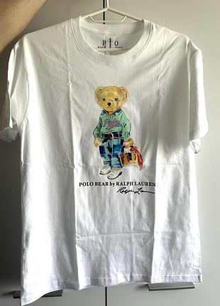 Футболка біла teddy polo ralph lauren розмір s/m нова