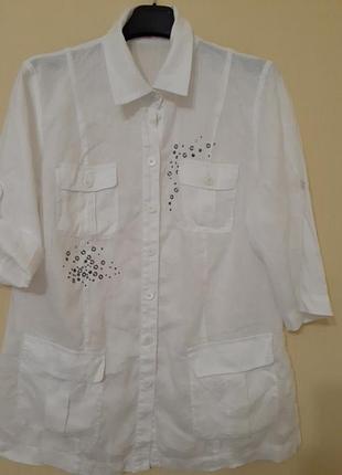 Блузка 100% льон