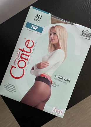 Бежеві тілесні колготки Conte solo колготи 2 s