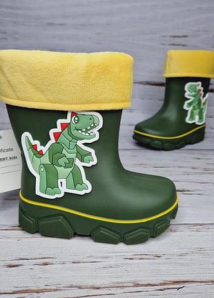 27,29р дитячі гумові чоботи для хлопчика bbt m287-2