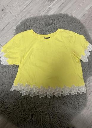 Футболка трендового кольору  від топшоп