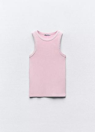Zara майка варена zara футболка варена майка в рубчик топ zara