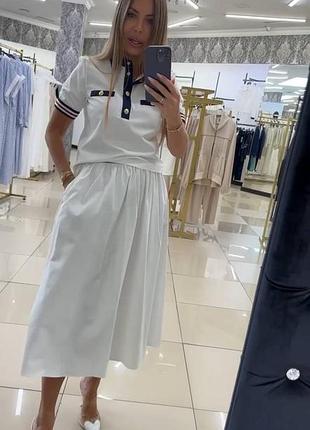 Літній костюм із легкої тканини “ківі