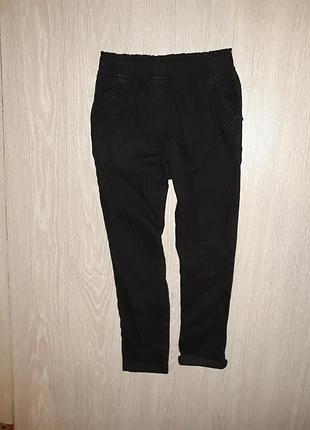 Тонкие джинсы мом, штаны на резинке от next 10 лет