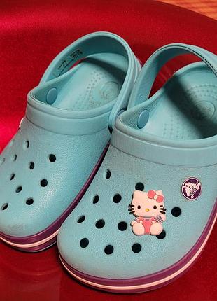 Crocs. детские кроксы,размер 6с7(23-24).