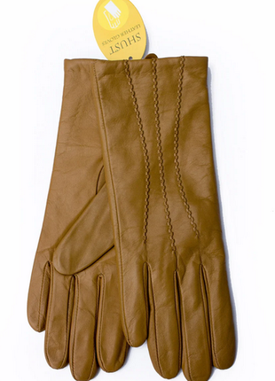 Перчатки. женские качественные перчатки из кожи shust gloves размер 7.5-86 фото