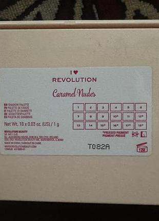 Нові! тіні для повік i heart revolution caramel nudes4 фото