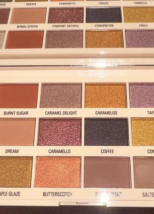 Нові! тіні для повік i heart revolution caramel nudes2 фото