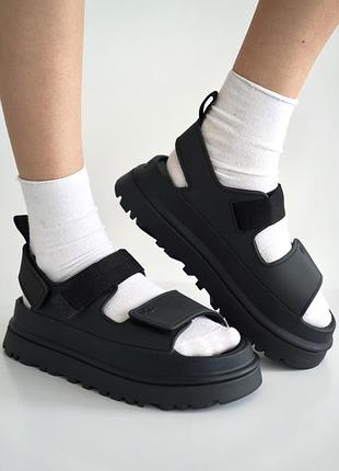 Сандалі ugg чорні жіночі літні