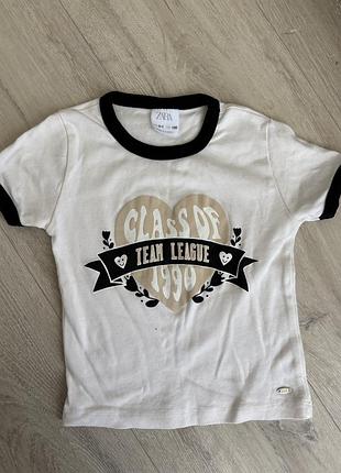 Футболка для дівчинки zara, розмір 120
