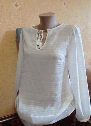 Шифонфова блузка кофта f&f,38р,м-л
