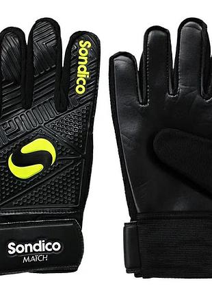 Футбольні рукавички sondico match black
