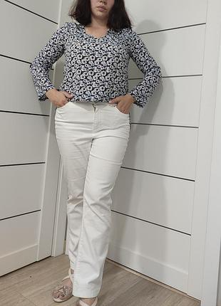 Блузочка в квіти / довгий рукав