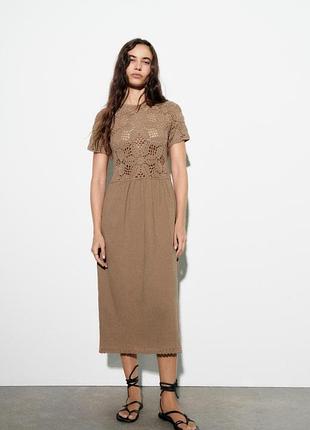 Котонова сукня від zara