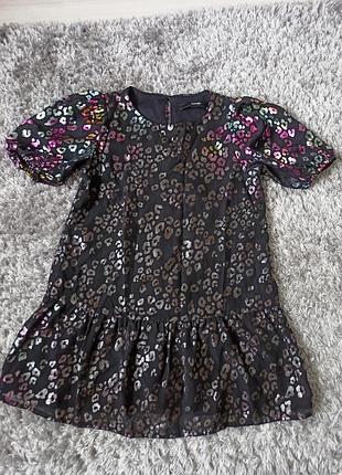 Сукня лео принт