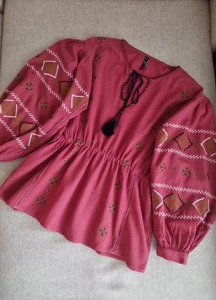 Блуза вишиванка zara