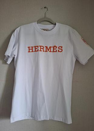 Футболки hermes хлопок m, l, xl
