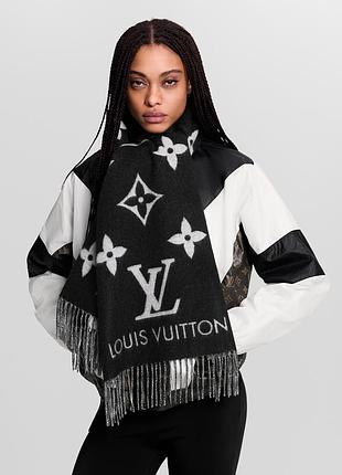 Шарф кашеміровий louis vuitton Bandouliere black one size