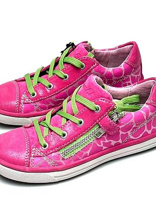 Дитячі шкіряні кросівки для дівчинки lurchi