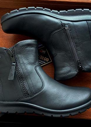 Ботинки ecco babett boot 215573 gore-tex мембрана оригинал новые р.35 натуральная кожа черные