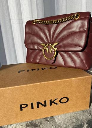 🖤pinko medium | новий колір 2024 pinko rodeo wine повний комплект🖤