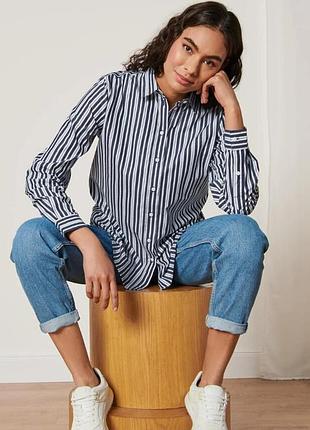 Блуза, рубашка из поплина, tchibo, германия, р. 44 евро, наш 50-52