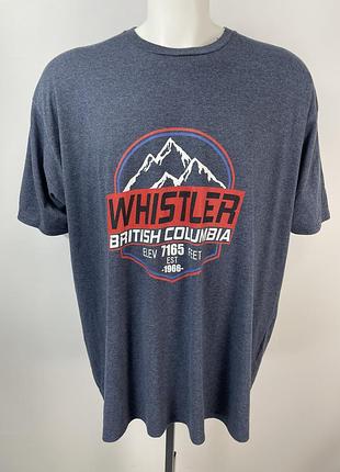Мужская футболка крупного размера / whistler / eu 46-48/ 3xl-4xl / состояние идеальный!!!!