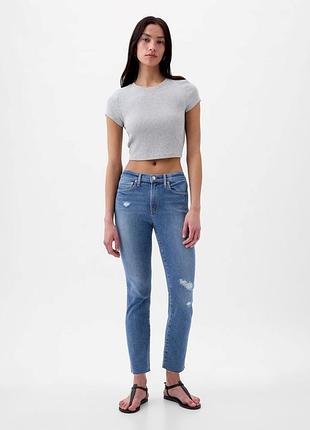 Женские джинсы gap с рваными деталями