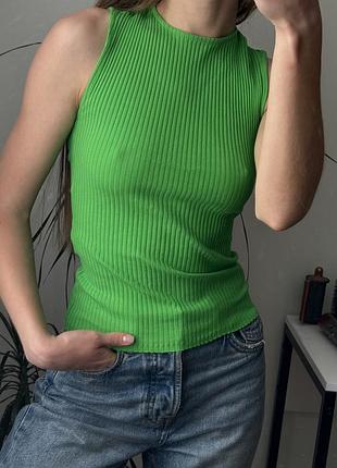 Майка з відкритою спиною zara топ
