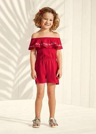 Летний комбинезон ромпер lupilu на девочку 77946