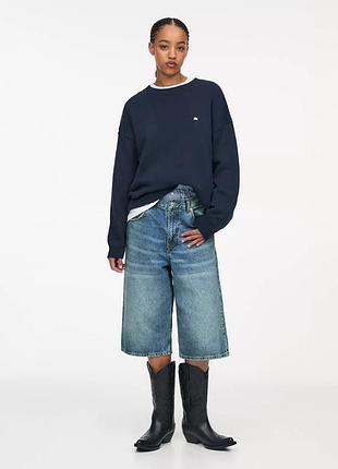 Довгі джинсові шорти бермуди pull&bear -  36, 38, 40