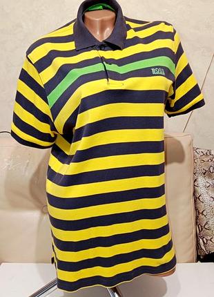 Футболка boss поло hugo boss green
