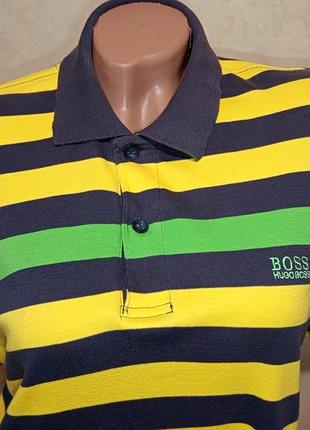 Футболка boss поло hugo boss green