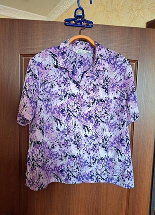 Рубашка фиолетовая
