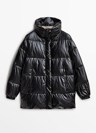 Жіноча зимова куртка massimo dutti  6718/803/468