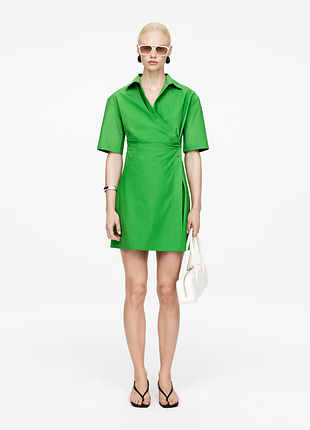 Бавовняна сукня сорочка з запахом arket 1282077001