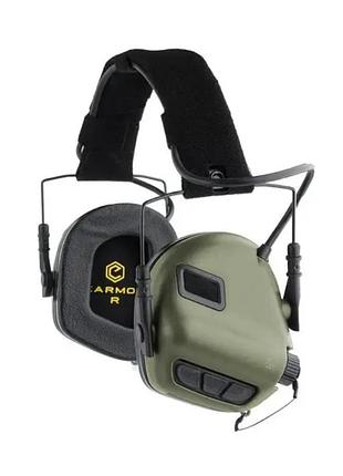 Навушники тактичні активні earmor m31 олива