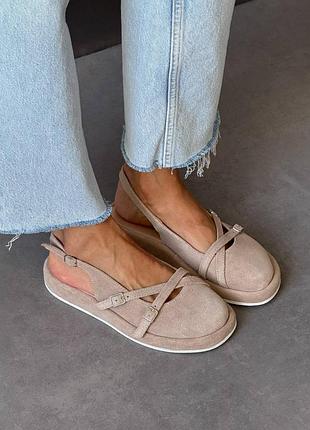 Босоножки - musthave лета
цвет: бежевый, натуральная замша