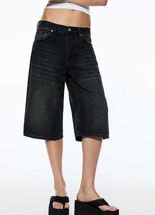 Довгі джинсові шорти бермуди pull&bear - 34, 36, 38, 40