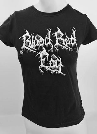 Футболка блек металл blood red fog