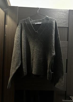 В’язана оверсайз кофта zara
