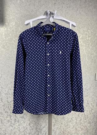 Мужская рубашка Polo Ralph Lauren из свежих коллекций размер м/15