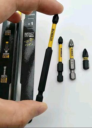 Биты dewalt ph2-57mm, ph2×89mm, ph2-152mm